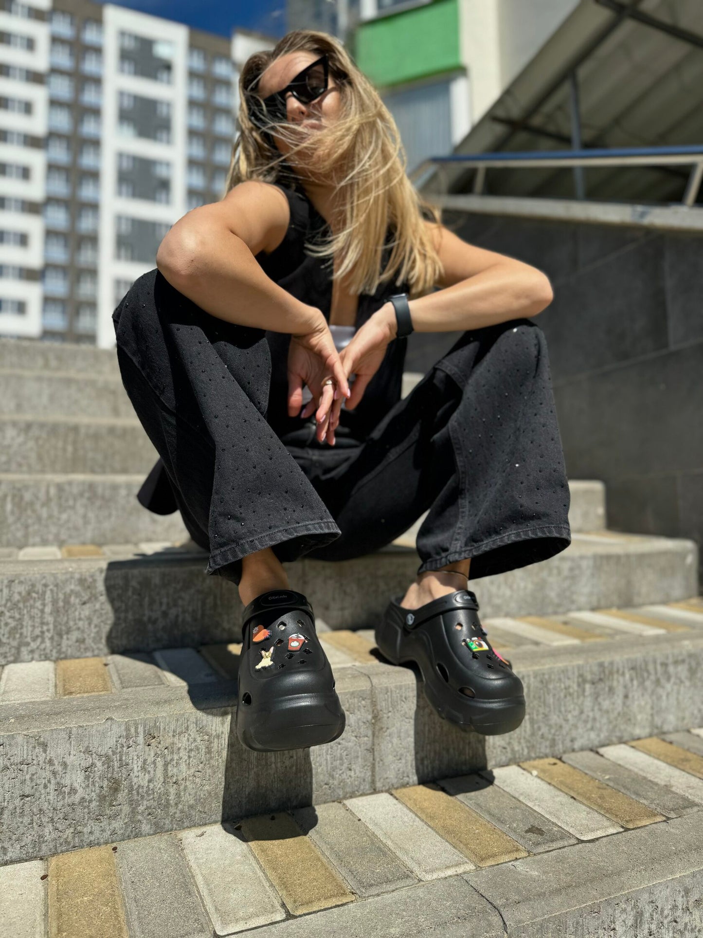 Chunky Platform Clog Sandals – Ultra-Ligh