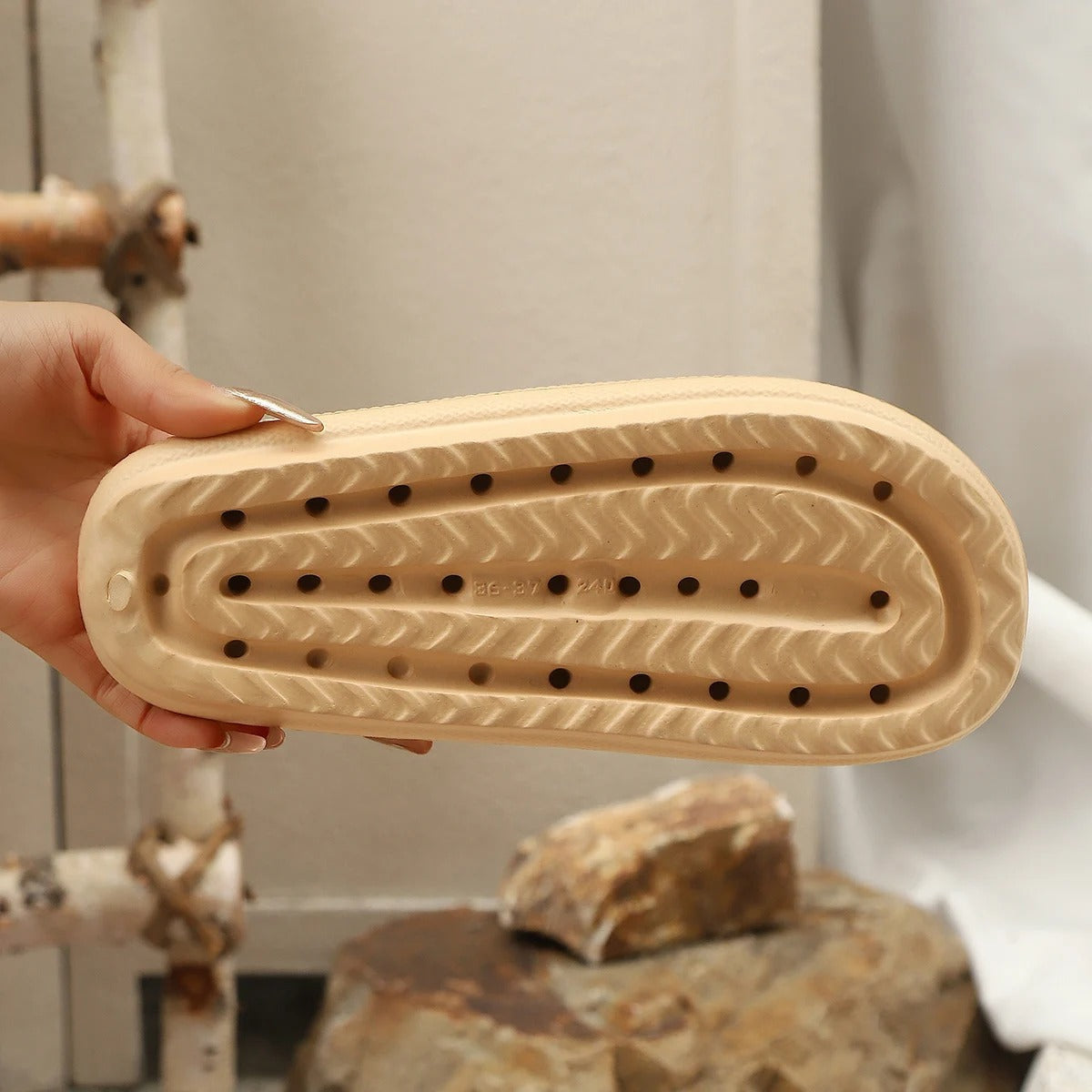 Galosha™ OrtoJib | Orthopedic Slides with Food Charms