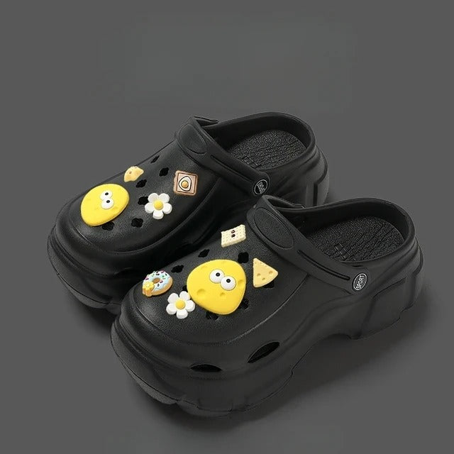 Chunky Platform Clog Sandals – Ultra-Ligh