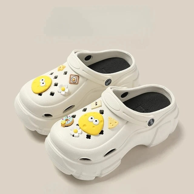 Chunky Platform Clog Sandals – Ultra-Ligh