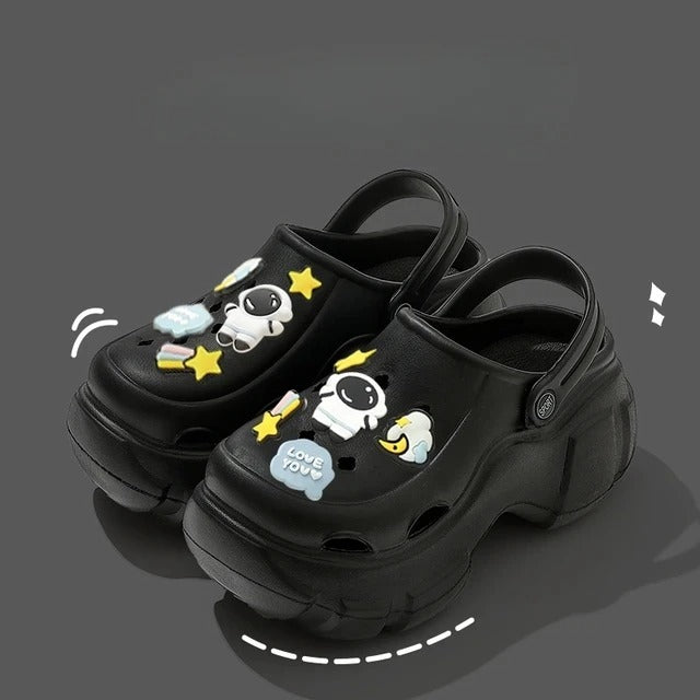 Chunky Platform Clog Sandals – Ultra-Ligh