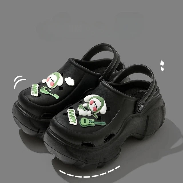 Chunky Platform Clog Sandals – Ultra-Ligh