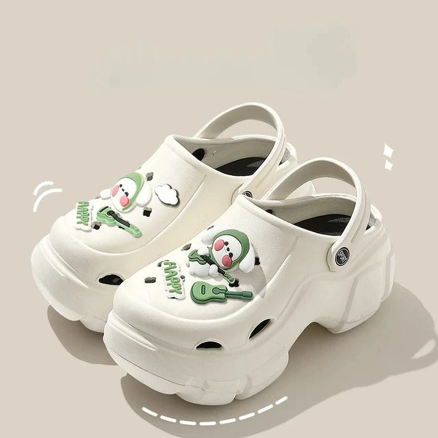 Chunky Platform Clog Sandals – Ultra-Ligh
