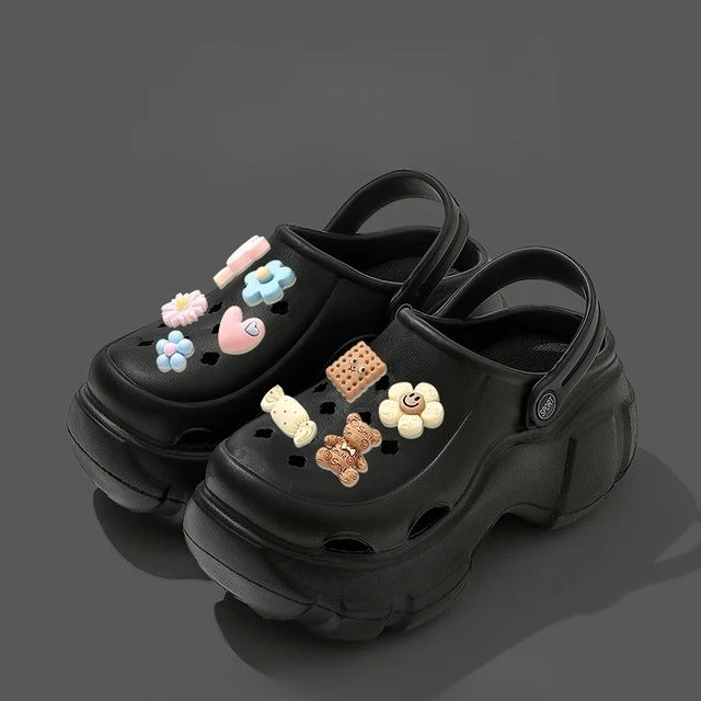 Chunky Platform Clog Sandals – Ultra-Ligh