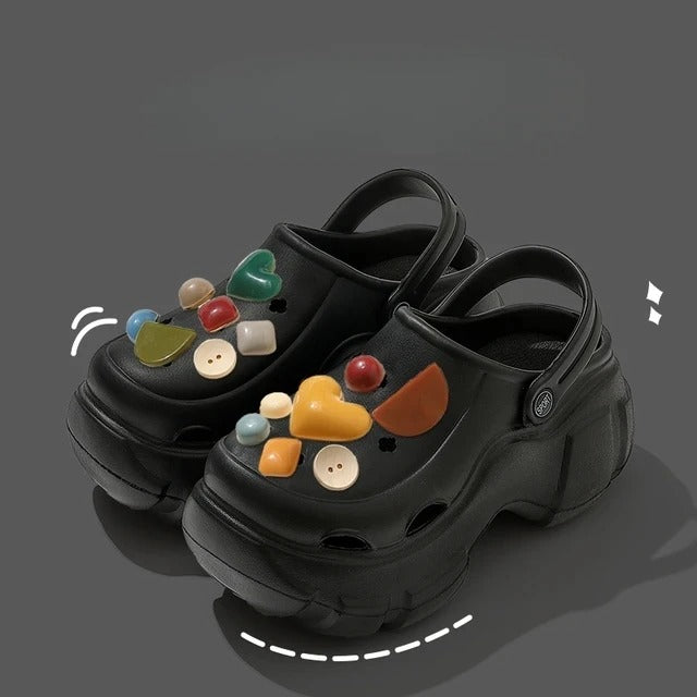 Chunky Platform Clog Sandals – Ultra-Ligh