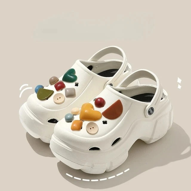 Chunky Platform Clog Sandals – Ultra-Ligh