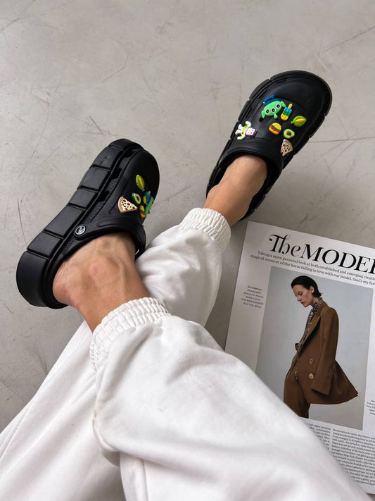 Platform Foam Clogs with Ventilatio