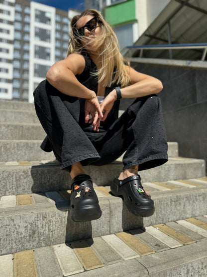 Chunky Platform Clog Sandals – Ultra-Ligh