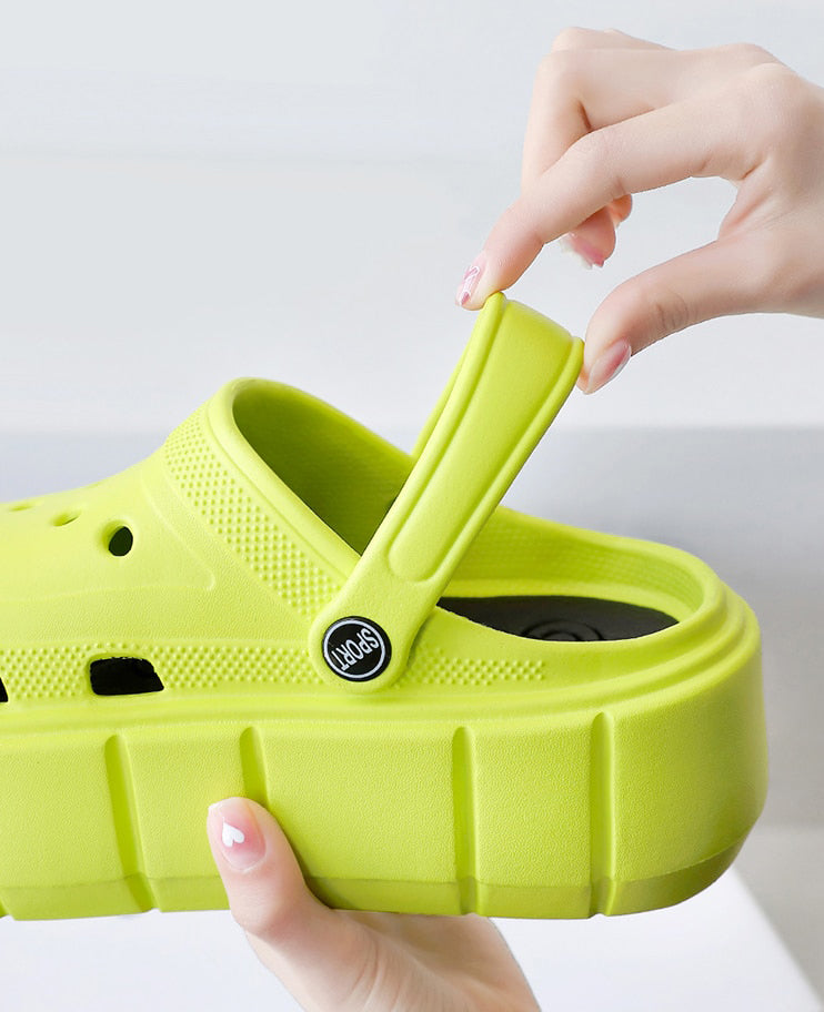 Platform Foam Clogs with Ventilatio