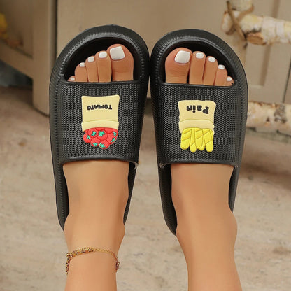 Galosha™ OrtoJib | Orthopedic Slides with Food Charms