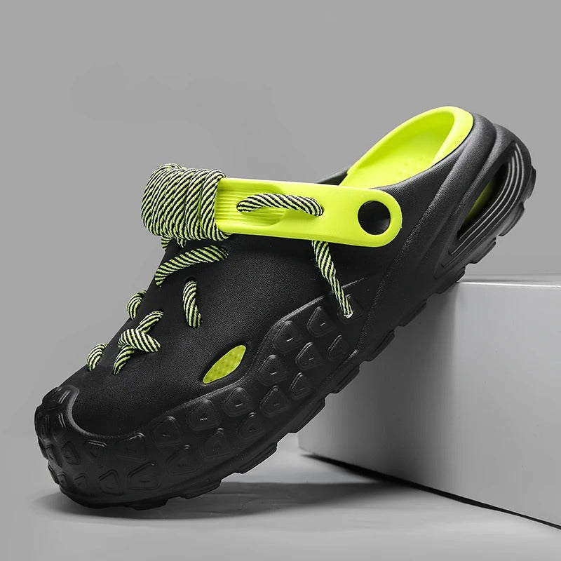 Trend Clogs 2025 – Chunky EVA Slip-Ons with Adjustable Rope