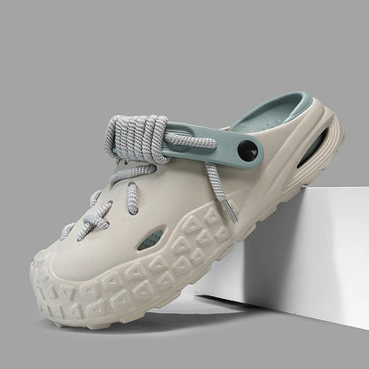 Trend Clogs 2025 – Chunky EVA Slip-Ons with Adjustable Rope