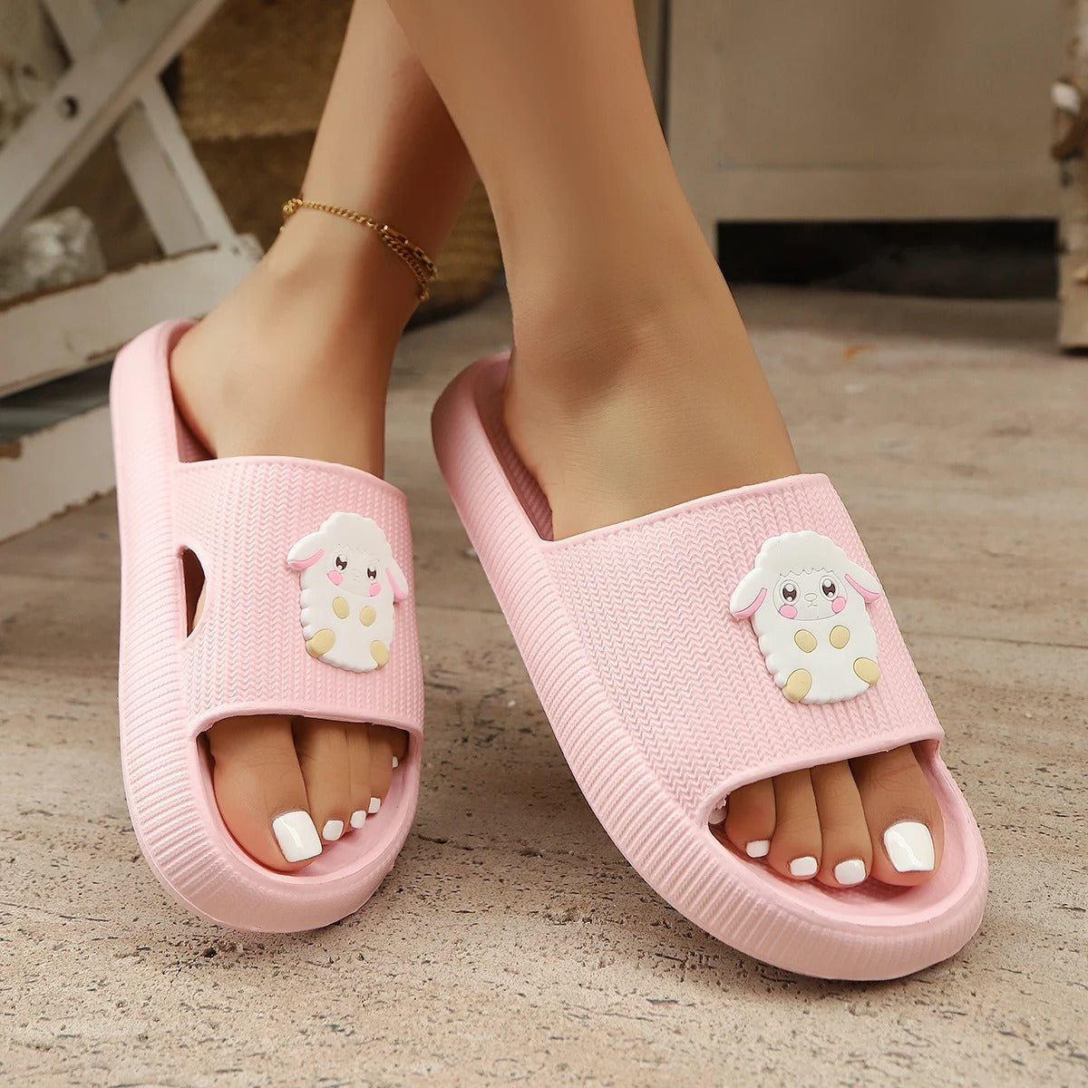 Galosha™ OrtoZoo Orthopedic Slides with Cute Animal Charms