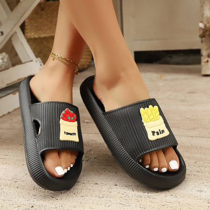 Galosha™ OrtoJib | Orthopedic Slides with Food Charms