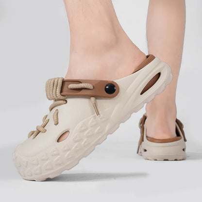 Trend Clogs 2025 – Chunky EVA Slip-Ons with Adjustable Rope