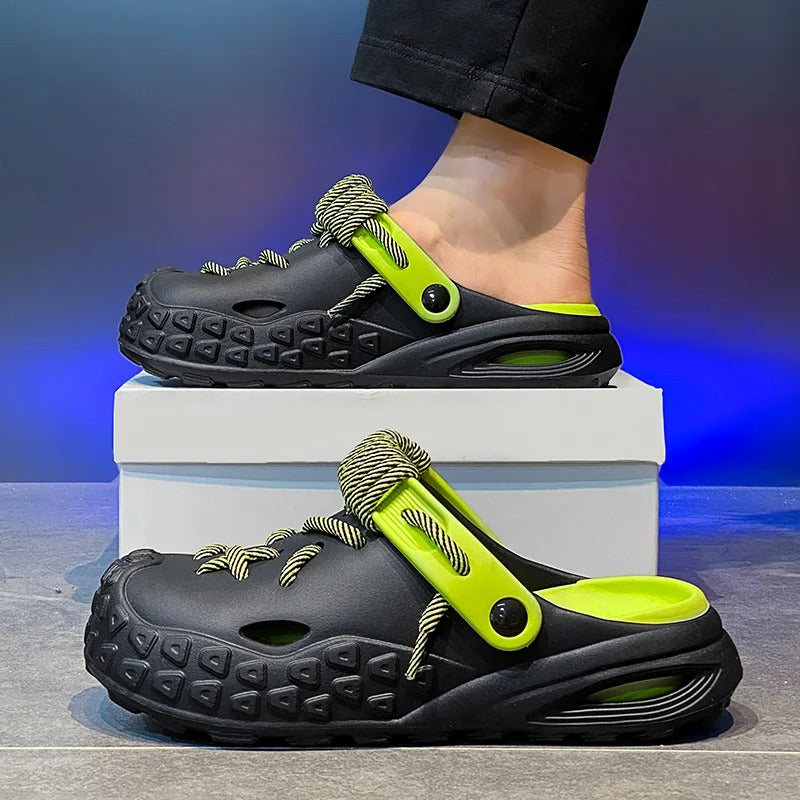 Trend Clogs 2025 – Chunky EVA Slip-Ons with Adjustable Rope