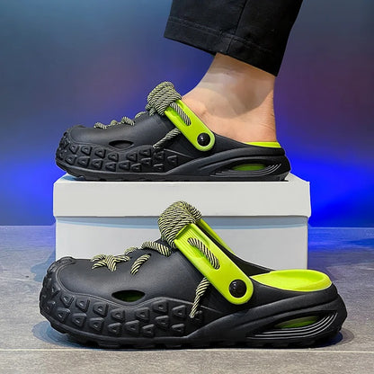 Trend Clogs 2025 – Chunky EVA Slip-Ons with Adjustable Rope