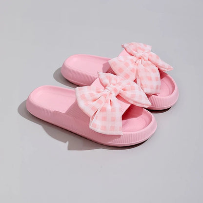 Galosha™ Ortoped™ BowCharm Slides – Trendy Orthopedic Sandals with Double Bow