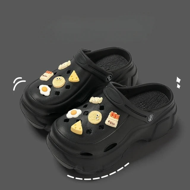 Chunky Platform Clog Sandals – Ultra-Ligh