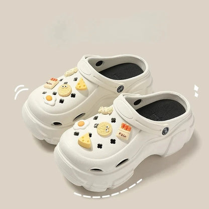 Chunky Platform Clog Sandals – Ultra-Ligh